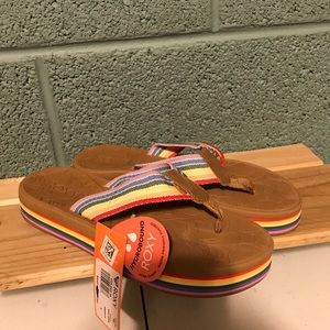 NWT Roxy Flip Flops